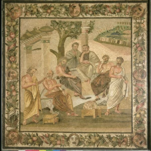 Plato conversing with his pupils, from the House of T. Siminius