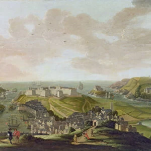 Plymouth, 1673 (oil on canvas)
