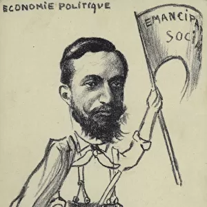Political economy cartoon (litho)