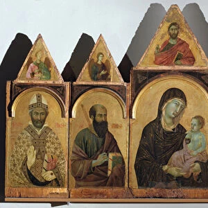 Polyptych n 28 (Polyptic of Siena) - oil on panel, 1300-1305