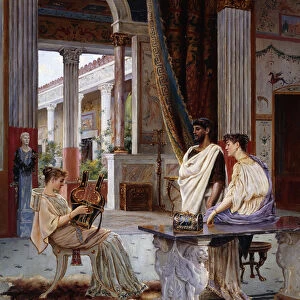 Pomeriggio Musicale, Pompei, 1893 (oil on canvas)