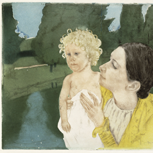 By the Pond, c. 1898 (aquatint and drypoint on paper)