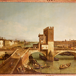 Ponte Delle Navi, Verona (oil on canvas)
