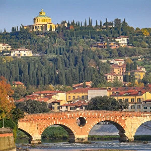 The Ponte Pietra. Roman bridge in Verona
