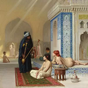 Pool in a Harem, c. 1876 (oil on canvas)