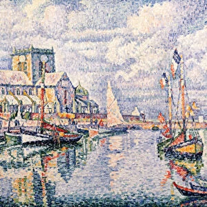 The Port of Barfleur, 1931 (oil on canvas)