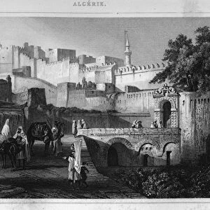 Porte Bab-Azoun in Algiers, a fort occupied by the division of Escars during the conquest