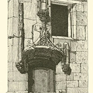 Porte de la Madeleine sur la rue de la Licorne (engraving)