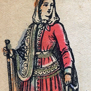 Portrait of Adele de Savoie (Alix or Adelaide de Maurienne) (ca