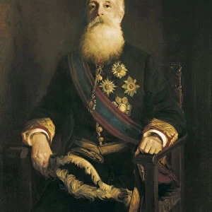 Portrait of Alejandro PIDAL Y MON (1846-1913) Spanish politician member of the Catholic