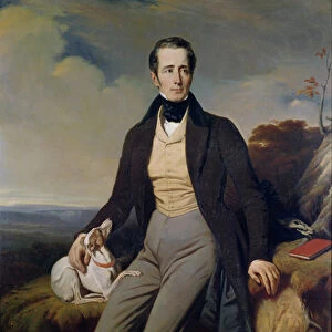Portrait of Alphonse de Lamartine (1790-1869) 1830 (oil on canvas)