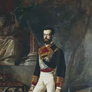 Portrait of Amedeo I King of Spain, 1870 (oil on canvas)