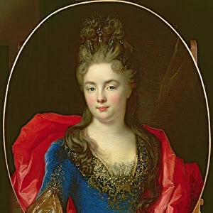 Portrait of Anne-Genevieve of Levis-Ventadour, Princess of Rohan, 1696 (oil on canvas)