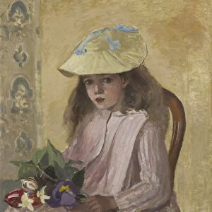 Portrait of the Artistas Daughter, 1872 (oil on canvas)