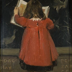 Portrait of the Artists daughter, Alethea Garstin, 1898 (oil on canvas)