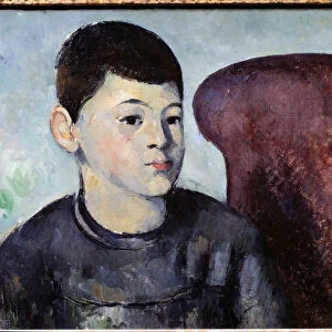 Portrait of the artists son Painting by Paul Cezanne (1839-1906) 1880 Sun