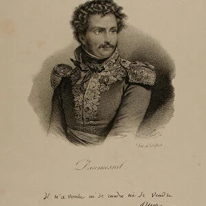Portrait of Baron Pierre Yriex Daumesnil (1777-1832) (litho)