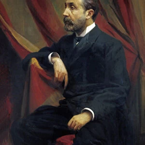 Portrait of Bartomeu ROBERT i YARZABAL (1842-1902), Spanish physician and politician, 19th century (painting)