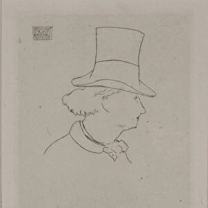 Portrait of Baudelaire, 1862 (etching)