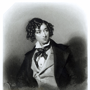Portrait of Benjamin Disraeli Esquire (1804-81) M. P. engraved by H. Robinson, c