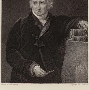 Portrait of Benjamin West (engraving)