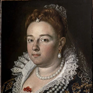 Portrait of Bianca Capello, Venetian lady of the Renaissance. (Painting, 1584)