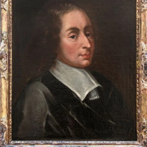 Portrait of Blaise Pascal - Portrait of Blaise Pascal by Francois II Quesnel (1637-1699