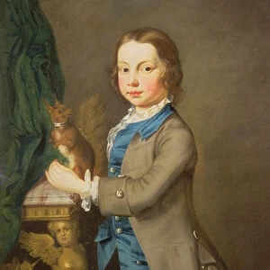 A Portrait of a Boy with a Pet Squirrel, 18th century