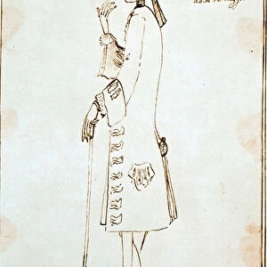 Portrait of the castrate singer Carlo Broschi dit Farinelli (1705-1782