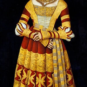 Portrait de Catherine de Mecklenburg (Mecklembourg) (1487-1561)"