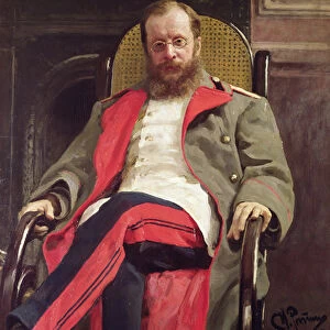 Portrait of Cesar Cui, 1890 (oil on canvas)