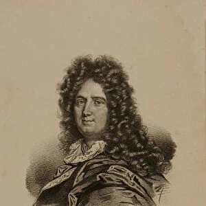 Portrait of Charles Perrault (1628-1703) (litho)