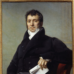 Portrait of Claude Marie Morin Painting by Claude-Marie Dubufe (1790-1864