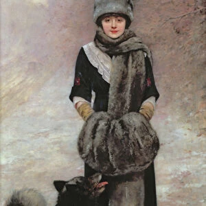 Portrait of Colette Gervex, Daughter of the Artist, 1910 (oil on canvas)