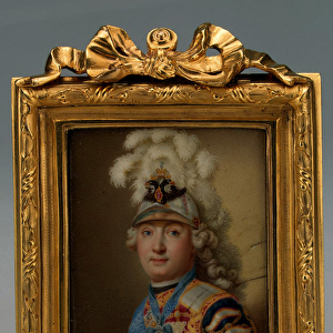 Portrait of Count Grigory Grigoryevich Orlov, c. 1770 (enamel on copper)