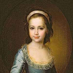 Portrait of Countess Anna Artemyevna Vorontsova (1777-1836) 1780s (oil on canvas)