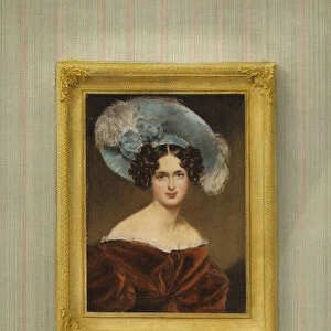 Portrait of Countess Kinsky (colour litho)