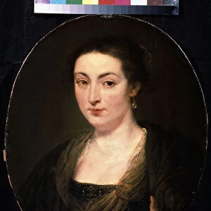 Portrait d Isabella Brant (1591-1626) (Portrait of Isabella Brant). Peinture de Pierre Paul (Pierre-Paul) Rubens (ou Peter Paul ou Petrus Paulus) (1577-1640). Huile sur bois, 60 x 49 cm, vers 1615-1620. Art flamand, style baroque