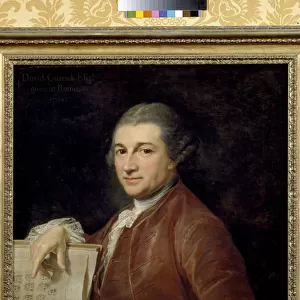 Portrait of David Garrick, 1764 (oil on canvas)