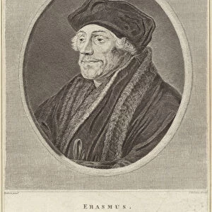 Portrait of Desiderius Erasmus (engraving)
