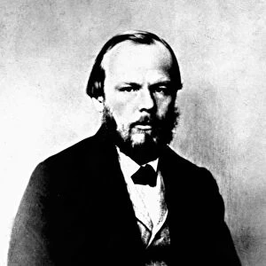 Portrait of Dostoevsky. sd. late 19th century