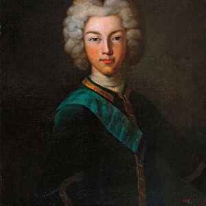 Portrait du tsar Pierre II de Russie (1715-1730) (Portrait of the Tsar Peter II of Russia) - Peinture de Johann Paul Luedden (Ludden) (?-1739), huile sur toile, fin 1720 - State Open air Museum Pavlovsk Palace, Saint Petersburg (Russie)