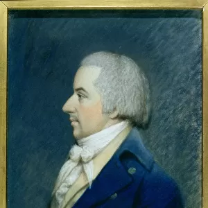 Portrait of Duc de Liancourt (1747-1827) (pastel on paper)