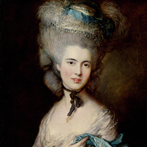 Portrait of the Duchess of Beaufort, c. 1775-1780 (oil on canvas)