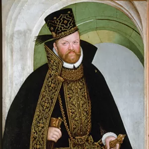 Portrait of the elector Prince Augustus I of Saxony called the Pious, 1565 (painting)