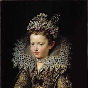 Portrait of Eleonora Gonzaga, princess of Mantua, child, circa 1605 (painting)