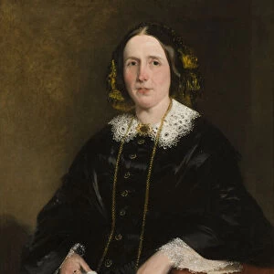 Portrait of Elisa Ramsay Stevenson, nee Anderson (oil on board)