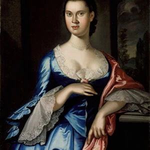 Portrait of Elizabeth Chew Smith, 1762 (oil on canvas)