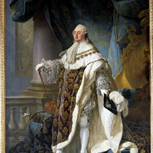 Portrait en pied du roi de France Louis XVI (1754-1793)