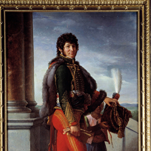 Portrait en pied de Joachim Murat (1767-1815) marechal d